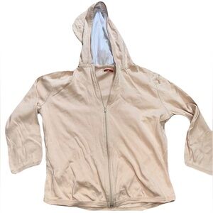 Kids Nude Hooded Zip-Up